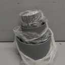 Planterhoma 6 Pack Self Watering Pots for Indoor Plants, 3.2/4/6 Inch Plant Pot Plastic Self Watering Planter for Orchid, African Violet, Small Clear Flower Pots with Drainage Holes and Wicking, Grey (Gray)