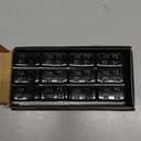 CKAuto 1oz, Black, Adhesive Stick on Wheel Weights,EasyPeel Tape, 72 oz/Box, US Quality (72pcs)