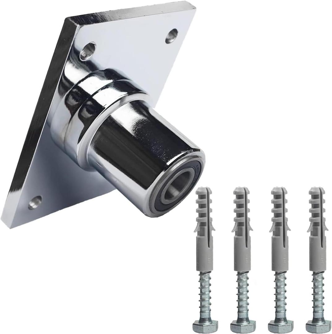 PRIOR FITNESS Pole Dance Fixed Plate for Home - Safer, More Stable Ceiling Installation Accessory, Perforated Top Plate for Assured Performance