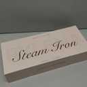 Travel Steamer Iron Portable, Rylena 180 Rotatable Handheld Press Iron for Clothes, No Ironing Board Needed, 2X Larger Leak-Proof Tank, Gentle&Quick De-Wrinkle, Crisp Crease, 3 Temp, Optional Steam (Off-white and Champagne)