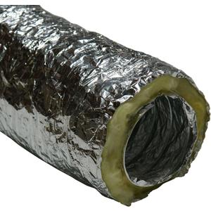 Rubber-Cal "HVAC Insulated-Flex" Ducting Ventilation Duct Hose, 4-Inch by 25-Feet