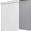 100% Blackout Shades for Indoor Windows, Cordless Roller Window Shades Pull Down, Thermal Insulation & UV Protection Shades for Home,Office,Bedroom, White 44"x72"