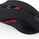 Zopsc Gaming Mouse,2.4G 6 Keys 2400DPI Ajustable Gaming,USB Long Battery Life Optical Mouse for PC Laptop Desktop Computers, Plug and Play