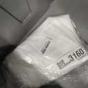 N&Y HOME Fabric Shower Curtain Liner Solid White with Magnets, Hotel Quality, Machine Washable, 72"W x 72"L