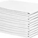 Organic Cotton White Dish Towels - 10 Pack Quick Drying White Kitchen Towels - Lint-Free, Organic Cotton Dish Cloths - Extra Large Highly Absorbent Blank Tea Towels - 27"x27" (White)