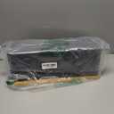 2 Pack Large Cable Management Box  Wooden Style Cord Organizer Box and Cover for TV Wires, Computer, Router, USB Hub and Under Desk Power Strip  Safe ABS Material and Baby-Pets Proof Lock (Black)