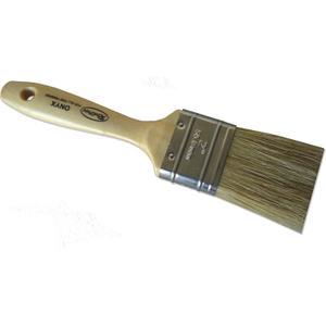Redtree Industries 12043 Onyx Fine Finish Natural Bristle Paint Brush - 2-1/2"