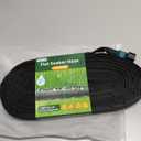 Flat Soaker Hose 50 FT for Garden Beds, 50Ft 1/2" Linkable Consistent Drip Irrigation Hose Save 80% Water, Leakproof Heavy Duty Double Layer Sprinkler Hose