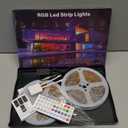 HBOWMDJIA Led Lights for Bedroom 200 FT (2 Rolls 100 FT), with Remote and Application Control RGB Color Changing LED Strip Lights, Music Synchronization, Used for Room, Family, Party Decoration