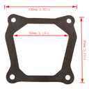 Valve Head Cover Seal Gasket CHENJIN 4PCS Rocker Valve Cover Gasket Seal for GX160 GX200 168F 170F 2KW 4-Stroke Gas Engine E1800 E2500 E2600 Generator, Cylinder Valve Side Cover Gasket