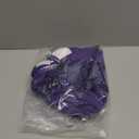 2Pack Dark Purple Spandex Cocktail Table Cover for Weddings Parties and Events 24x43 inch Elastic Round Tablecloth (Dark Purple)