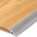 BNELL Carpet & Floor Edging Trim Strip, Self Adhesive-PVC Floor Transition Strip, Thresholds for Doorways with a Height Less Than 10 MM (20FT_Grey)