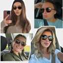 KUGUAOK Polarized Aviator Sunglasses for Women Men Fashion UV Protection Tangle Free Sun Glasses Vintage Trendy Shades