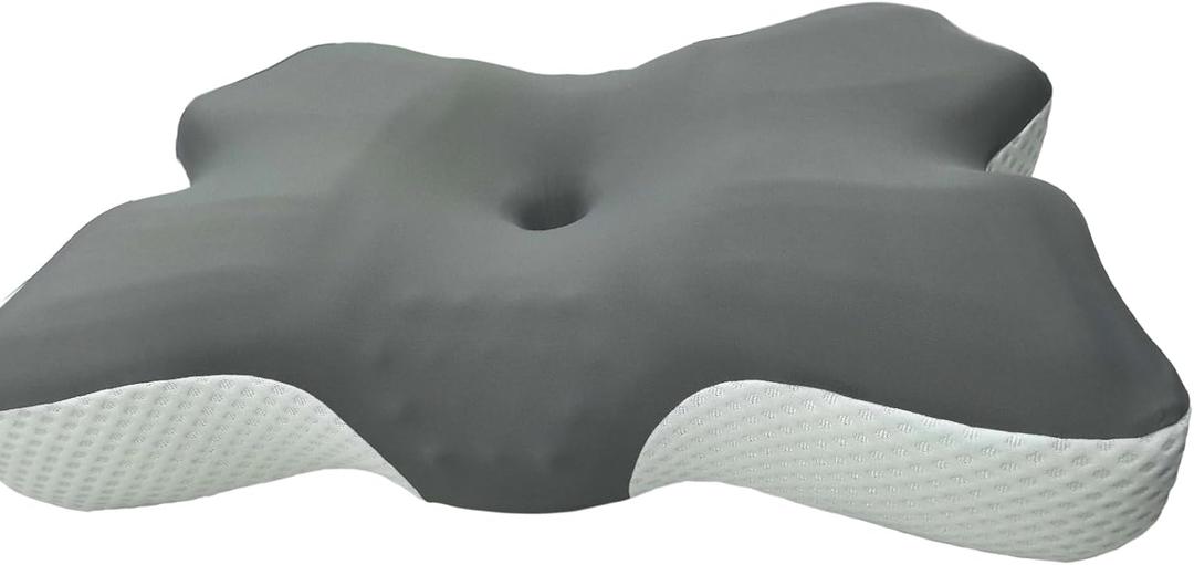 Cervical Neck Pillow, Side Sleeper Pillows for Adults (Grey) Cervical Neck Pillow, Side Sleeper Pillows for Adults (Grey)