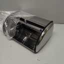 PRETYZOOM Stainless Steel Bread Storage Box Large Capacity Roll Top Bread Container for Kitchen Counter Organization 13 X 9 X 6 Inch