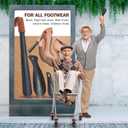 ZOMAKE Shoe Horn Long Handle for Seniors Men Women,Metal Long Shoehorn Boot Horn 16.5",Travel Small Shoe Spoon Helper for Kids 7.5"&3.9"