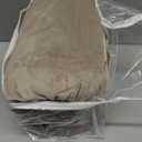 ZNSAYOTX Luxury Velvet Couch Cover 4 Piece (72"-92") Stretch Sofa Covers for 3 Cushion Couch Thick Soft Sofa Slipcover with Non Slip Strap, Dog Pet Friendly Nice Furniture Protector (Khaki)