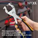 9.5 Inch Ceiling Grid Punch - Metal Sheet Pliers for Suspended Ceiling