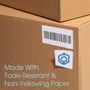 3" X 1.5" Matte White Printable Address Labels (30 Sheets, 420 Stickers) Mailing Labels and Product Packaging Stickers for Laser & Inkjet Printers - Spartan Industrial Template R010