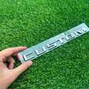 Rear Tailgate Emblem Nameplate 3D Letter Badge Replacement for 19-24 85144288 "Custom 1Pc (Chrome)