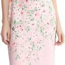 Kasper Women's Sleeveless Printed Sheath Dress (10 Petite, Tutu Pink Multi)