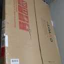 LOAAO 40X32 Inch Black Metal Framed Bathroom Mirror for Wall, Matte Black Bathroom Vanity Mirror Farmhouse, Large Rounded Rectangle Mirror, Anti-Rust, Tempered Glass, Hangs Horizontally or Vertically