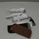 Reading Glasses for Men, 1.0 Blue Light Blocking Reading Glasses Metal Readers (3 Pack(gun/Black/Brown))