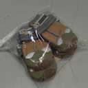 Hcpet Dog Shoes for Dogs, Dog Booties for Dogs, Anti-Slip Dog Boots & Paw Protectors for Hot Pavement Winter Snow Hiking with Reflective Straps Khaki Size 4, 4PCS (Width 1.96 in)