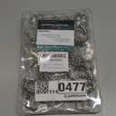 Titanker Shower Curtain Hooks Rings, Rust Resistant Metal Double Glide Shower Hooks Rings for Bathroom Shower Rods Curtains, Set of 24 Hooks - Nickel