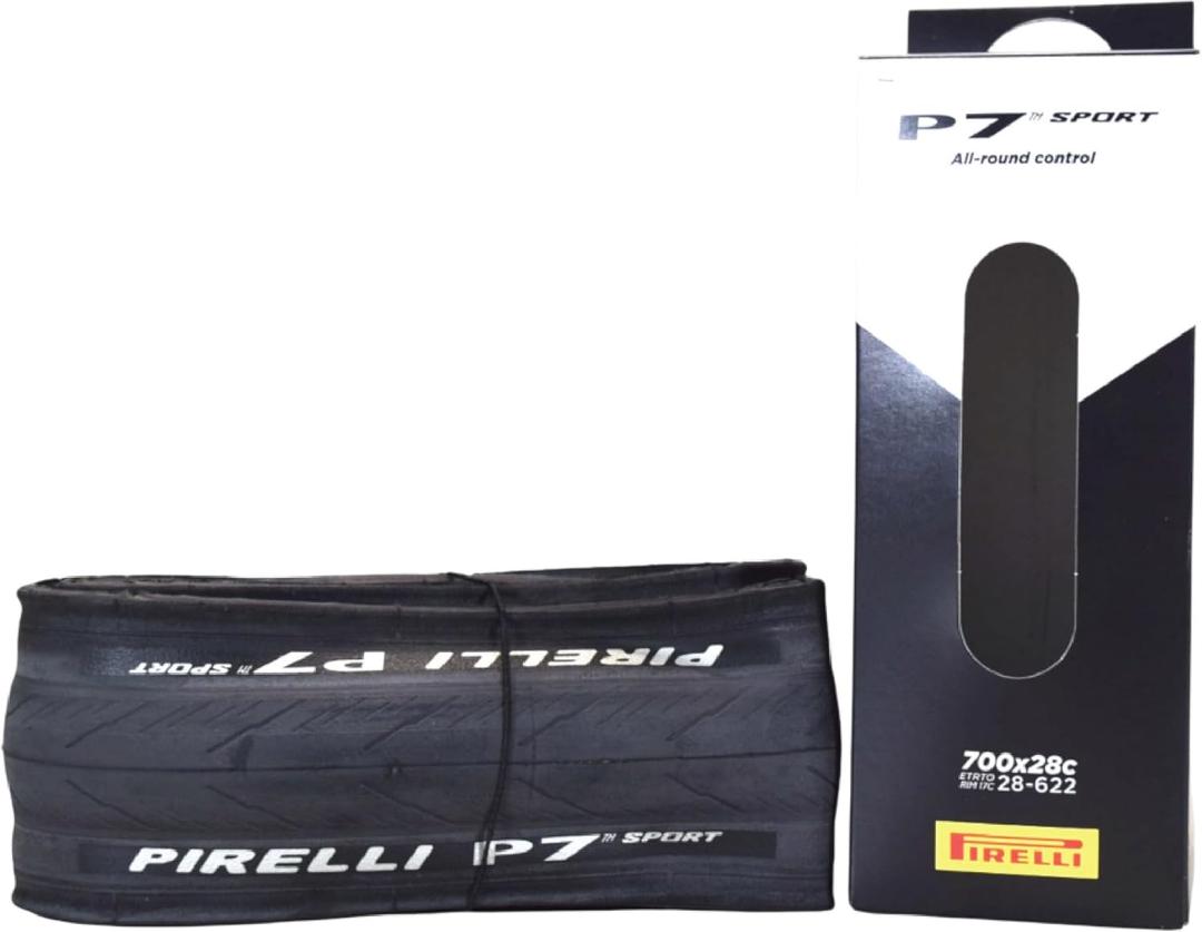 Pirelli P7 Sport 28-622 (700x28c) Road Bike Tire - All-Round Performance - Durable Everyday Tire - 60tpi TechBELT Casing & PRO Compound for Control, Comfort & Handling