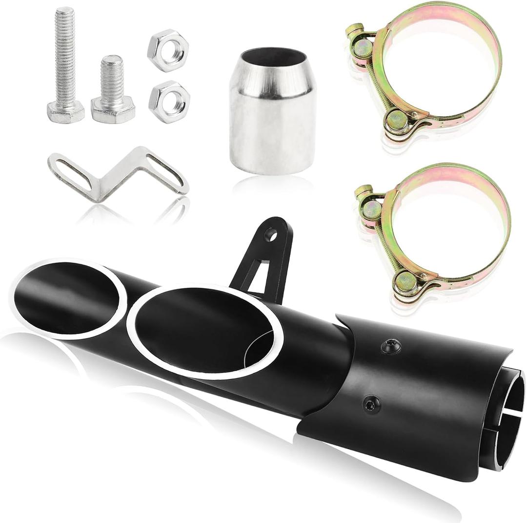 38mm-51mm Motorcycle Exhaust Tips 1.5-2" Motorcycle Muffer Grom Exhaust for Kawasaki Z650 ZX6R Honda CBR 500 300R Yamaha FZ1 250 300 Moto Dirt Bike Silencer Kit