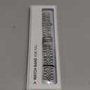 20mm 22mm 23mm 24mm Stainless Steel Watch Band Curved Ends Tapered Metal Watch Bracelet for Men Women Jubilee Bracelet Watch Strap Deployment Double Flip Lock Buckle Black Silver