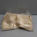 TURSTIN 4 Packs Champagne Satin Tablecloth 102 x 58 Inch Overlay Satin Table Cover Rectangle Bright Silk Tablecloth Smooth Fabric Table Decoration for Wedding Banquet Party Events