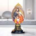 Holy Family Statue, Joseph, Mary, Jesus Figurine, 8" Catholic Home Decor, Christmas, Easter Gifts, Table Desk Decoration