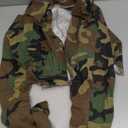 Camo Jacket for Women Cropped Denim Bomber Jacket Army Fatigue Camouflage Jacket Coat (Medium)