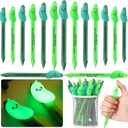 30 Pcs Pickle Pens Bulk Luminous Positive Emotional Support Pickle Pens Thank You Appreciation Gifts Bulk for Employees Coworkers Staff Teacher Team Volunteers