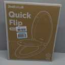 Jool Baby Quick Flip Toilet Seat, Built-in Potty & Splash Guard (Elongated)