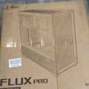 Antec Flux Pro, 6 x PWM Fans Included, High-Airflow Front Panel with Walnut Wood, iShift PSU 90 Mount, USB3.0 x 2, Type-C, 420mm Radiator Support, Temp. Display, Full-Tower E-ATX PC Case