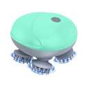 KeeKit IPX6 Waterproof Cordless Green Pet Massager, 4 Heads and 96 Nodes, Portable Handheld Scratcher for Dogs and Cats 