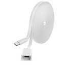 Long Flat Waterproof USB C Extension Cable, Type C Male to Female, Compatible with 2024 Ring Indoor Cam, Mag - Safe Charger, iPhone16/15 (10 FT)