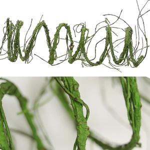 118 inch Small Green Artificial Tree Branches Grapevine Garland Ivy Willow Vines Plants Fake Cherry Blossom Tree Trunk Twigs for Wall Hanging Forest Room Home Wedding New Year Decoration