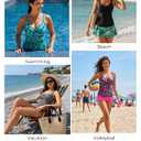 Women's Underwire Tankini Top Only - Tummy Control Bathing Suit Top No Bottom 2025, Size 24 W
