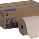 Georgia-Pacific Pacific Blue Basic Recycled Hardwound Paper Towel Rolls by GP PRO (Georgia-Pacific); Brown; 26301; 800 Feet Per Roll; 6 Rolls Per Case, 6 Count