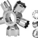 Upgraded Metal 10-in-1 Faucet Aerator Tool - Heavy-Duty Removal Key Kit, Fits M16.5/M18.5/M21.5/M22/M24/M28 Sizes,Works on Hidden Thread & Housing Aerators,Essential Home Plumbing Repair Accessory