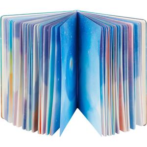 SIIXU Starry Sky Writing Journal for Women, Men, Unique Colorful Blank Notebook for Daily Notes, Gratitude, Dreams or Planning, 7.5” x 10.2", 160 Pages, 2 Bookmarks, Large, Hardcover, Unlined