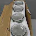 Set Of 4 Glass Carafes & Pitchers For Mimosa Bar Supplies, 1 Liter Beverage Glass Carafe With Lids For Wine,Brunch,Champagne,Lemonade,Milk,Iced Tea,Juice Pitcher & Container, Water Carafe With lid