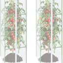 ZeeDix 57" x 16.1" Garden Bird Netting for Square Tomato Cage, 2 Pack Garden Mesh Barrier, Plant Covers Protect Tomatoes, Vegetables, Blueberry Bush from Birds & Pests