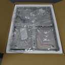 Finktonglan Crystal LED Flush Mount Ceiling Light, 11.8"9.1" Rectangular Close to Ceiling Light, 24W 6500K Cool White Daylight, K9 Crystal & Stainless Steel, Non-Dimmable