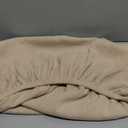 QIANMEW Couch Cushion Covers, Comfort Soft Magic Sofa Covers Washable Stretch Resistant Slipcovers for Sectional and L Shaped Seats Furniture Protectors for Pets (1PC Back Couch Cover, Light Brown)