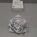 Thermalright TL-C12CW-S X3 CPU Fan, 120mm 4pin PWM Silent Computer Case Cooler Fan, with S-FDB Bearing Included, up to 1500RPM PC Cooling, White ARGB （3 Quantities）